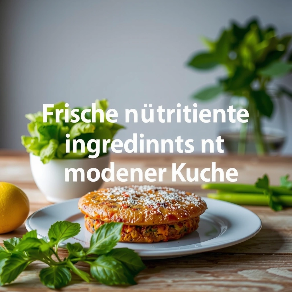 Frische nachhaltige Zutaten in moderner Küche